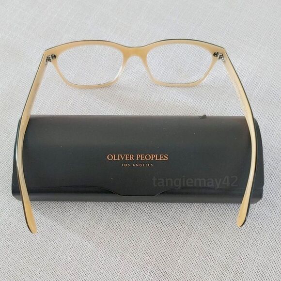 Oliver Peoples Ashton OV5224 1281 Rim Eyeglasses Brown Tortoise Frames & Case - Picture 4 of 14